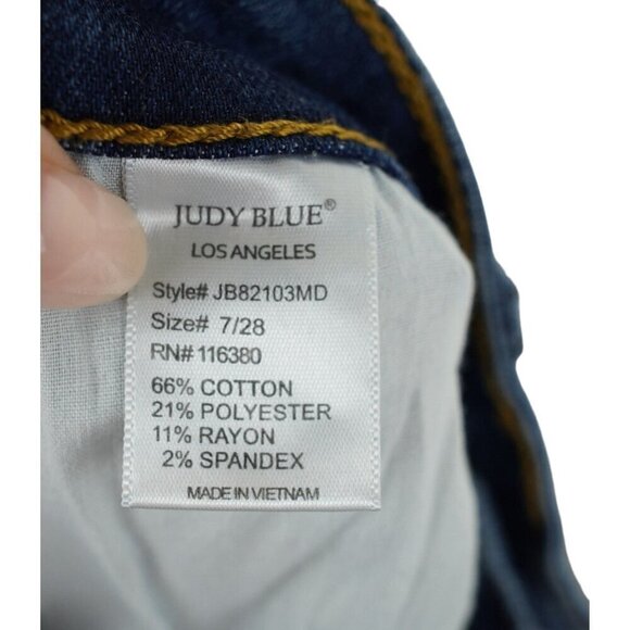 EUC Judy Blue Womens Relaxed Fit Jeans Size 7/28 Medium Wash - Picture 6 of 6